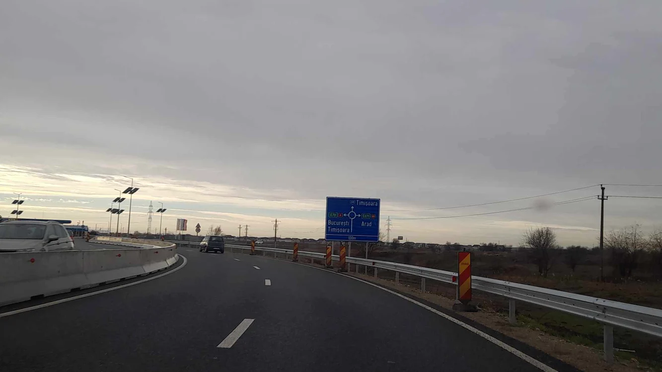 Drum modern între Timișoara și autostradă FOTO Ștefan Both