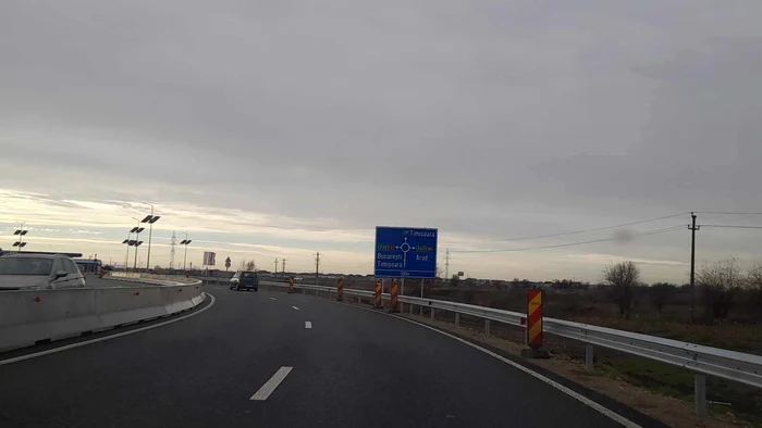 Drum modern între Timișoara și autostradă FOTO Ștefan Both