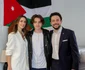 Prințul Hashem al Iordaniei, cu fratele și cumnata sa. FOTO: Instagram