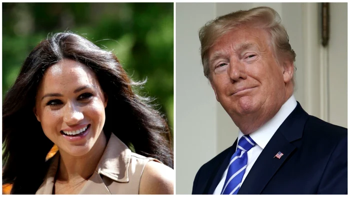 Donald Trump şi Meghan Markle FOTO EPA-EFE/Getty Images