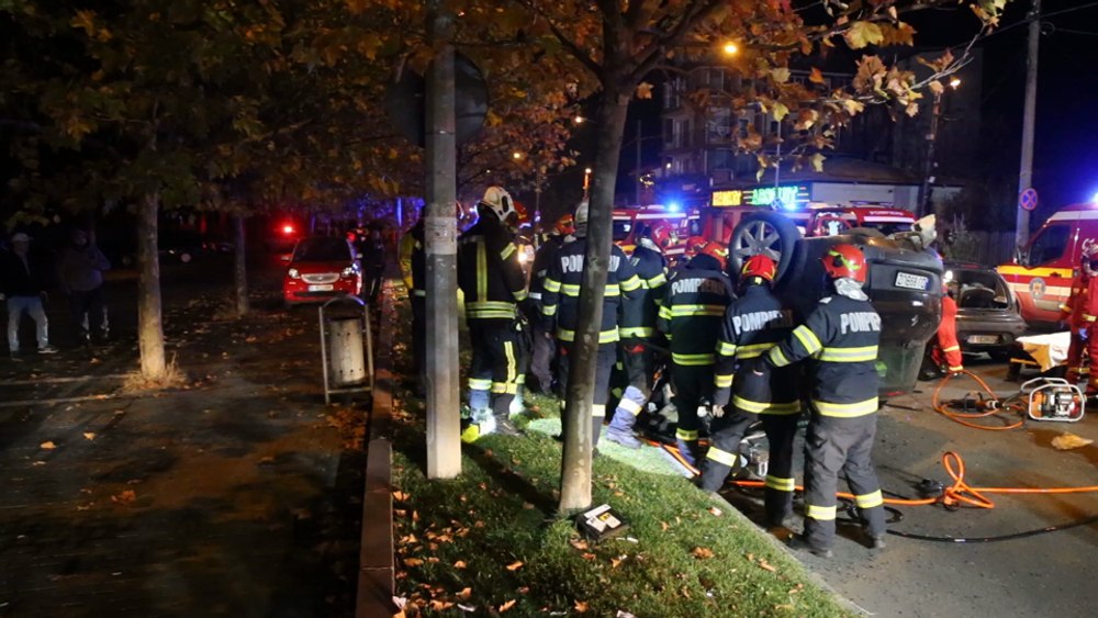 Accident rutier cu șapte răniți în București,  pe Șoseaua Gării Cățelu | VIDEO
