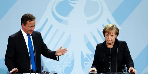 David Cameron Angela Merkel Reuters