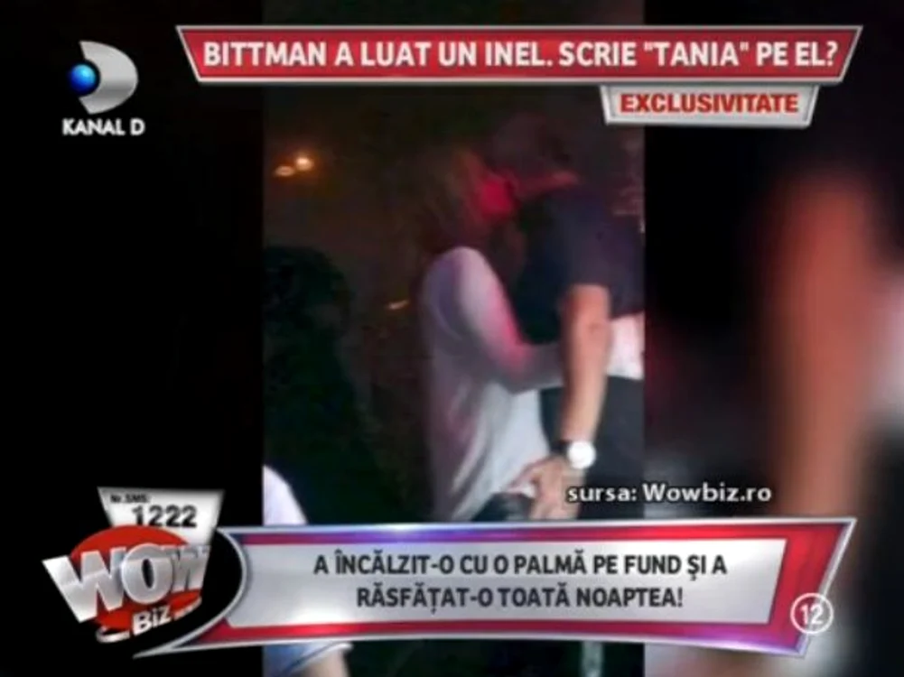 Tania Budi şi Dan Bittman au dansat foarte apropiaţi (captură: Kanal D)