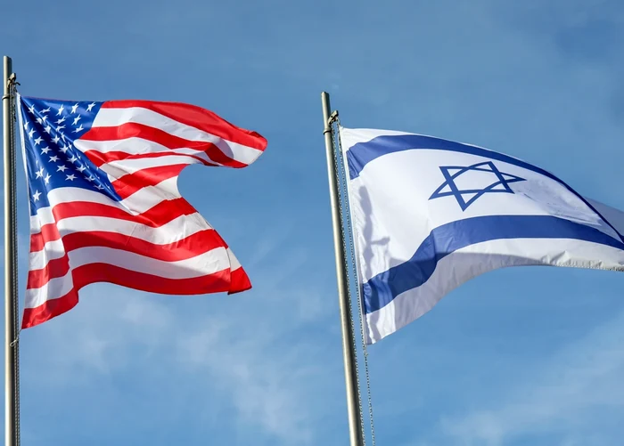 Steag-uri USA și Israel FOTO: Shutterstock