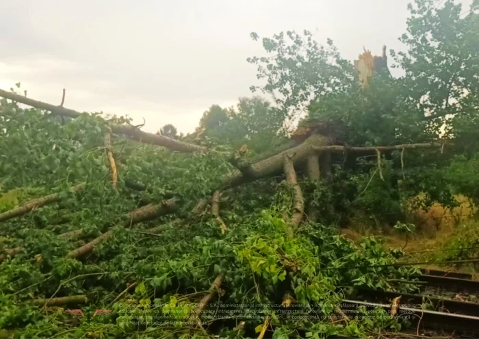Fenomenele meteo extreme dau peste cap circulația trenurilor: restricții pe anumite sectoare. Ce spune CFR