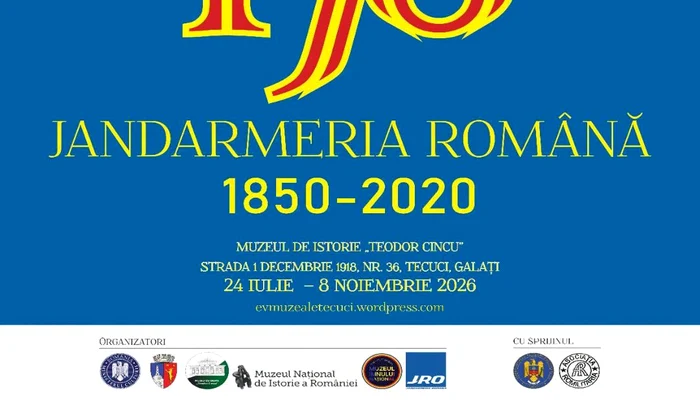 Expoziția „Jandarmeria Română 1850 – 2020”, la Muzeul de Istorie ,,Teodor Cincu’’ Tecuci