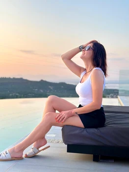 Livia Graur și fiica ei au petrecut o vacanță de vis în Lefkada foto: arhiva personală 