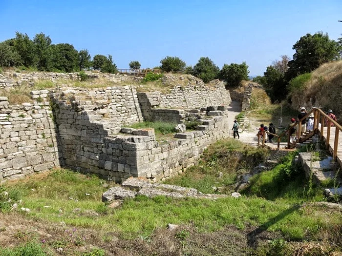 east wall troy vi archaeological site jpg jpeg