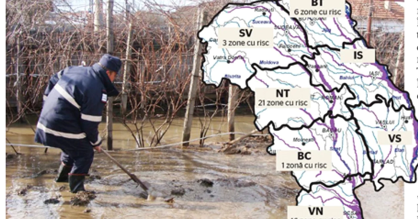 Angajaţii inspectoratelor pentru situaţii de urgenţă  sunt pregătiţi să intervină în caz de inundaţii