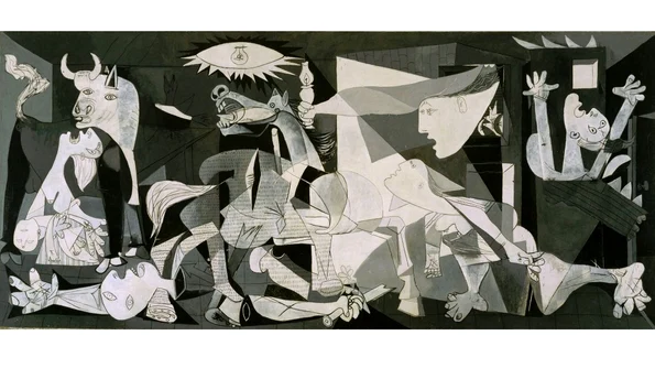 Pablo Picasso, Guernica, 1937  Biografia unui tablou jpeg