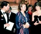 Prințesa Diana și Charles, la primul lor eveniment public împreună, alături de Grace Kelly