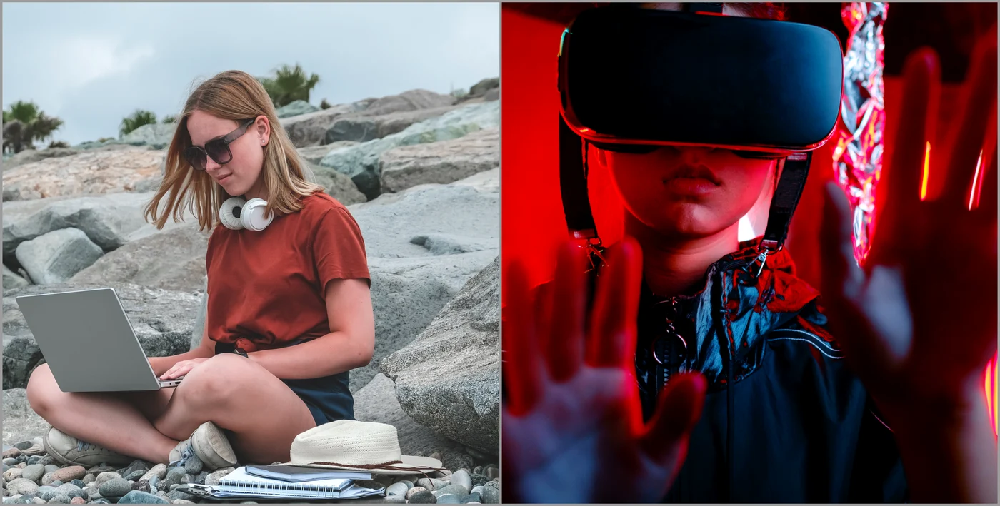 Munca hibridă și gaming în realitatea virtuală. FOTO Shutterstock