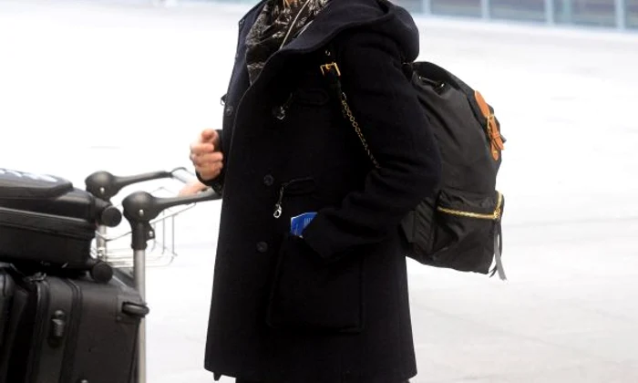 Margot Robbie seen flying into London Heathrow Airport this morning  jpeg