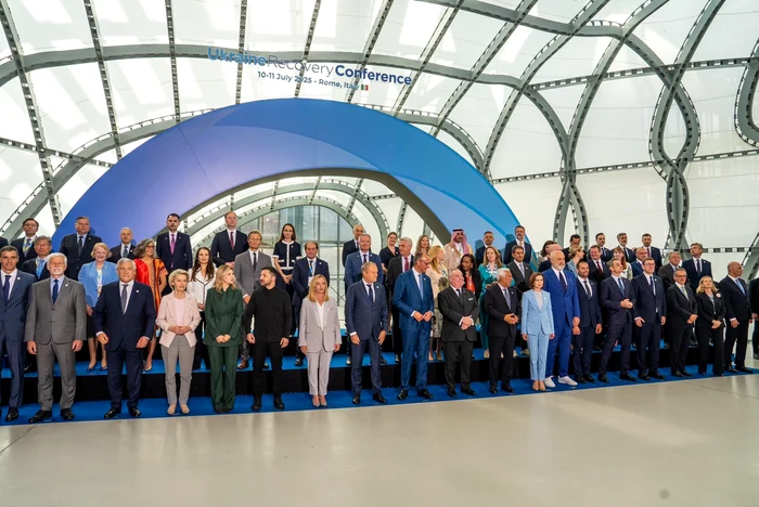 Aliații Ucrainei la Conferința pentru reconstrucție de la Roma/FOTO:X