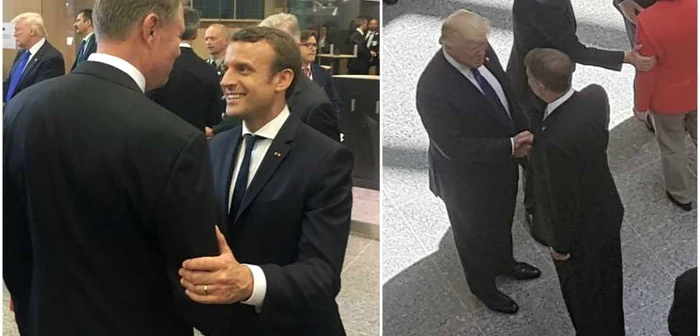 Iohannis, discuţii cu Trump şi Macron la reuniunea NATO FOTO presidency.ro