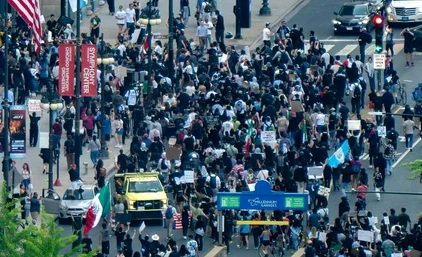 Proteste în Los Angeles FOTO: X