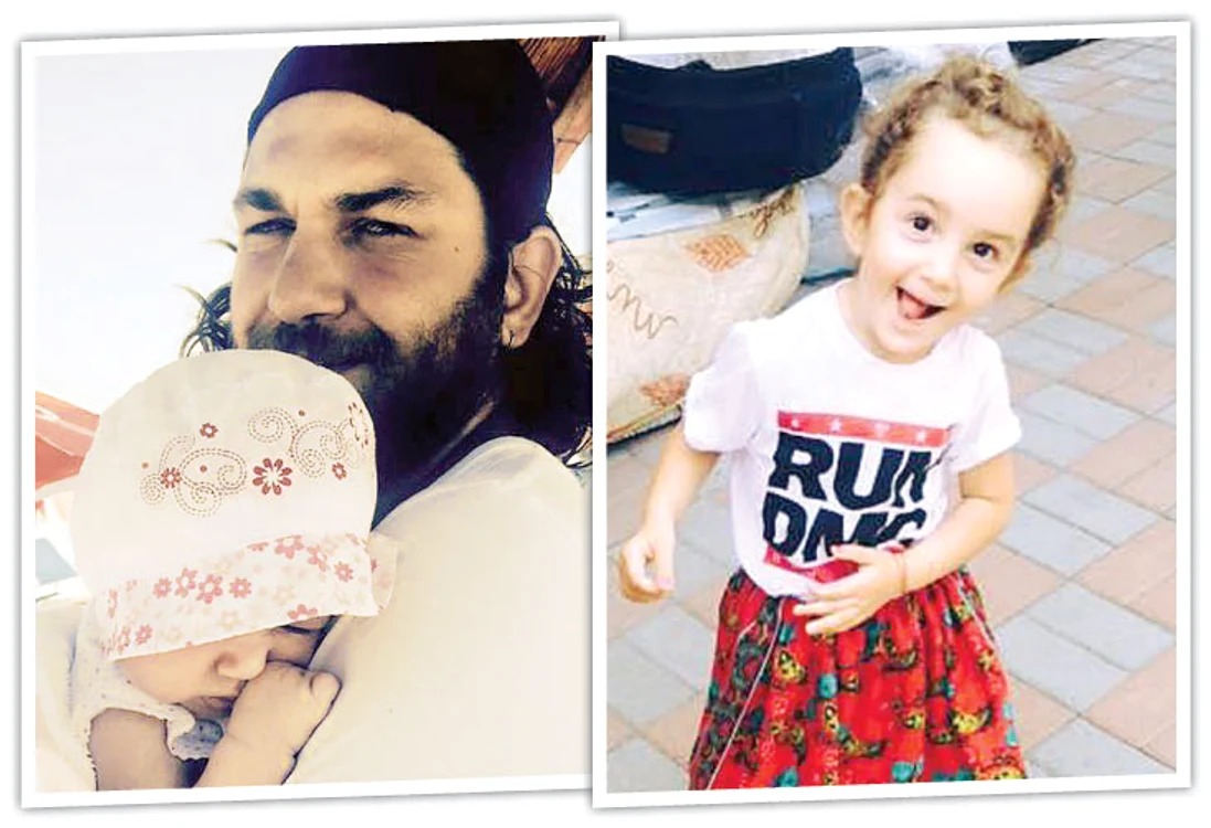 Zbirul de la TV este mieluşel cu Mia în braţe. Ava Elisabeta seamănă leit cu celebrul ei tată