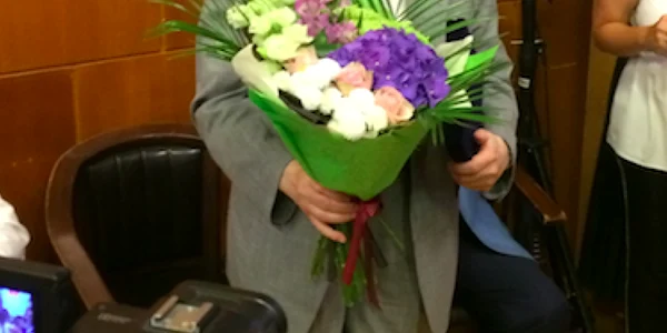 Academicianul Petre Frangopol - Cetăţean de onoare al Constanţei Foto Sînziana Ionescu