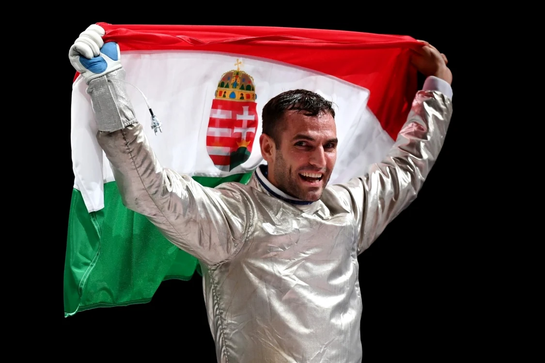 Sabrerul Aron Szilagy (31 de ani) a luat patru medalii pentru Ungaria, la JO 2020: un aur şi trei de bronz.
