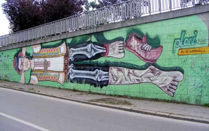 Graffiti în Timişoara FOTO Ştefan Both