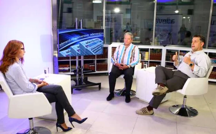 Alexandru Ioan Mincu şi Gabriel Zorzini la Adevărul Live FOTO Marian Iliescu