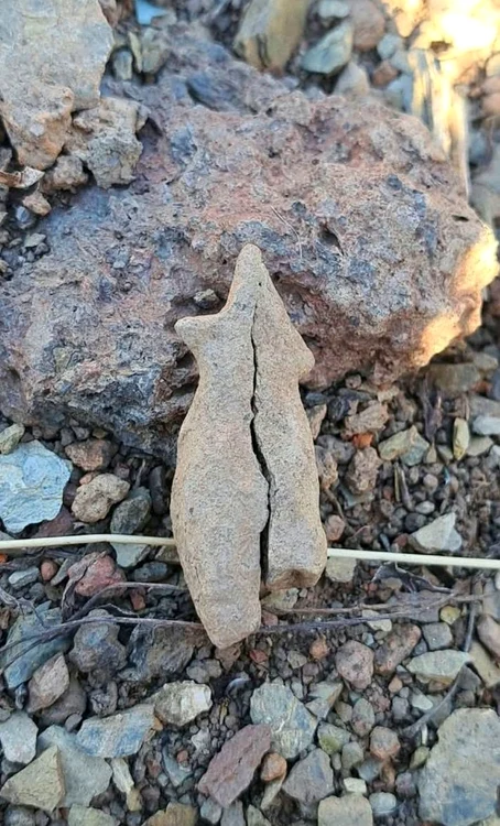 Statuetă antropomorfă din Eneolitic, descoperită pe Dâmbul Cetății