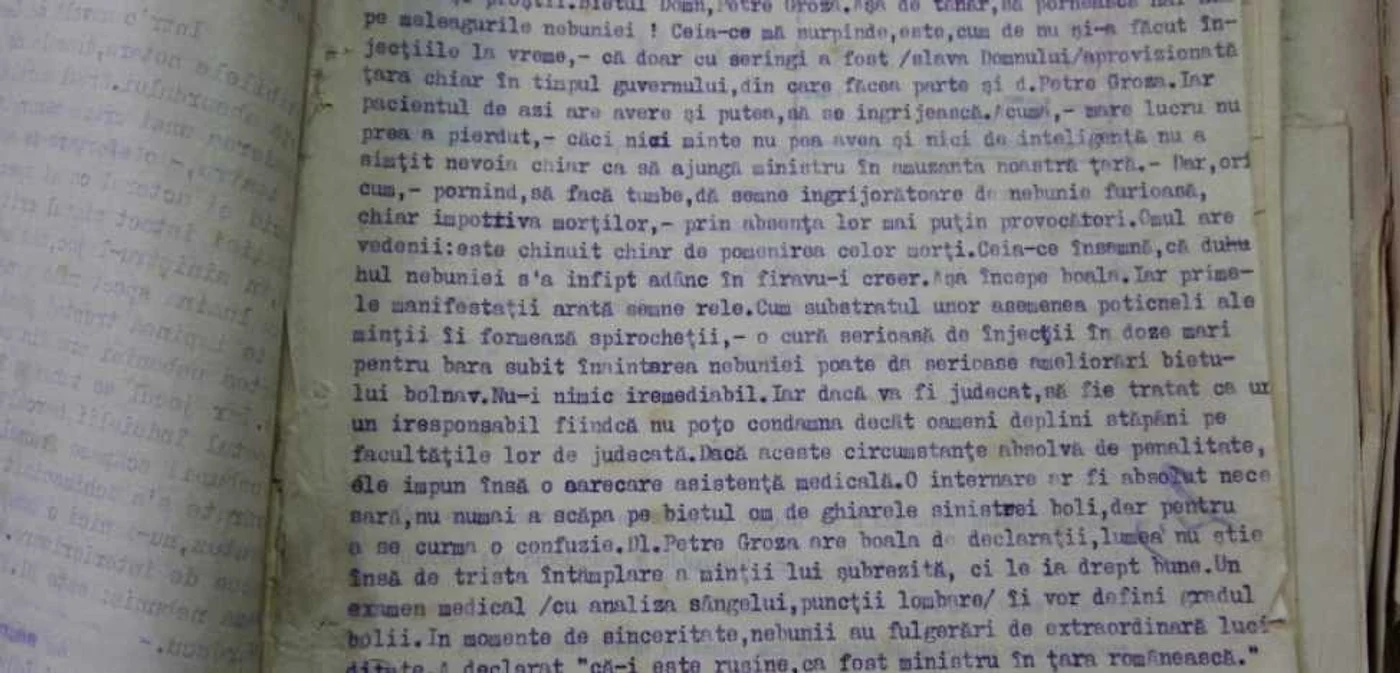 Dosarele lui Petru Groza
