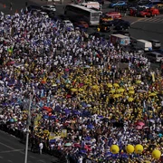Protest Educație - mii de profesori în Piața Victoriei FOTO Inquam  / Octav Ganea