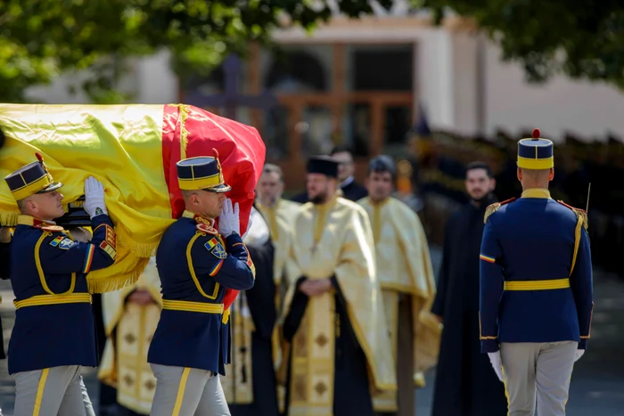 Imagine de la funerariile lui Ion Iliescu / foto: INQUAM