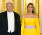 Donald Trump și Melania Trump la dineul de stat. FOTO: Profimedia