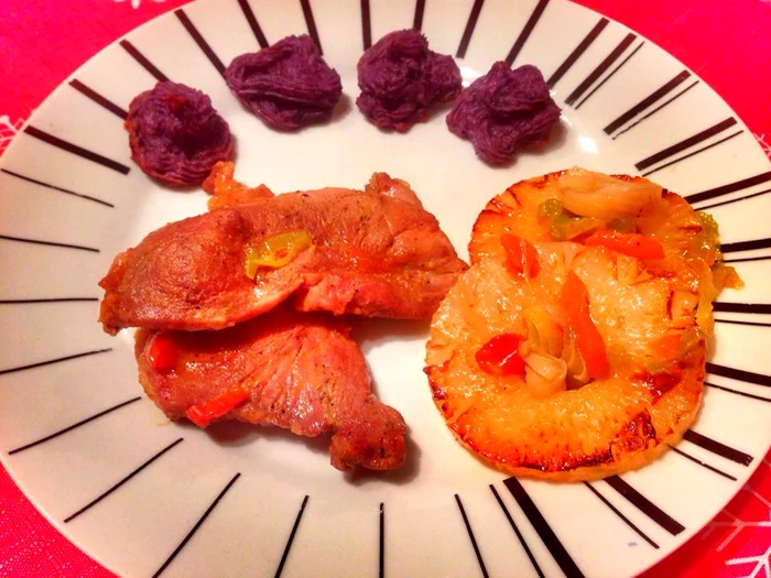 Spată de porc cu legume