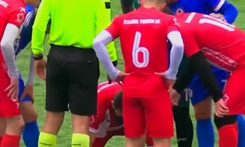 Un fotbalist din Turcia a salvat viața unui pescăruș lovit de minge, folosind manevre de resuscitare, în timpul unui meci FOTO: captură video X