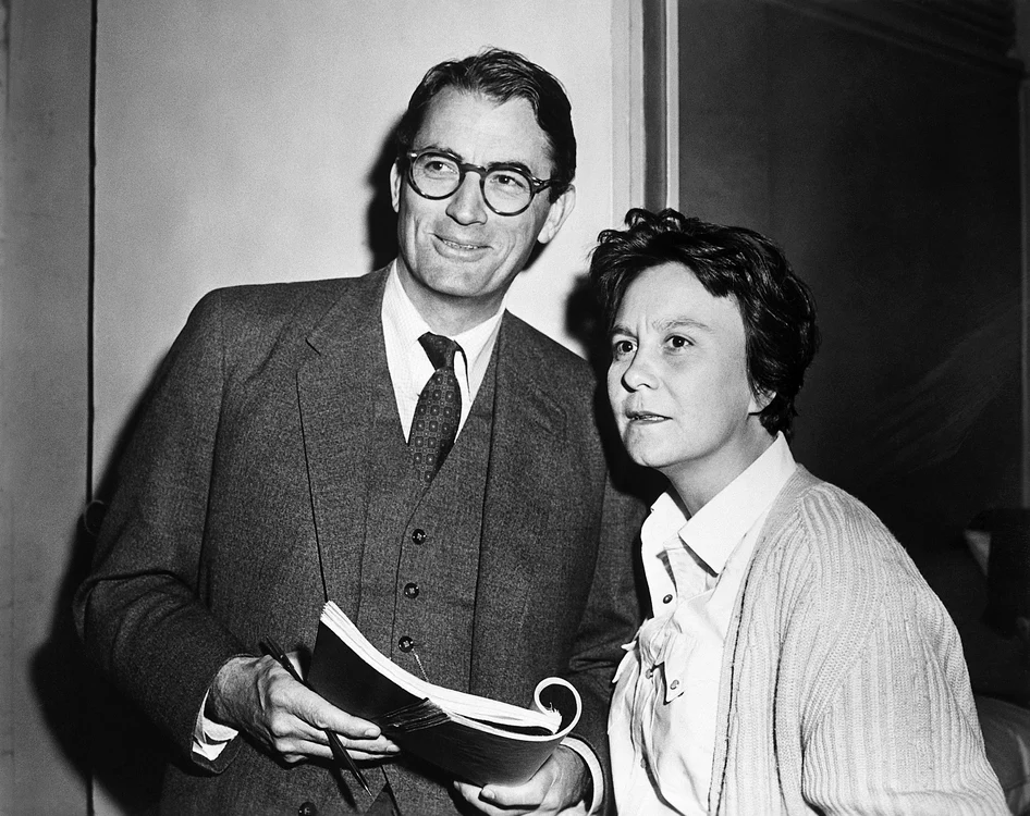 Actorul Gregory Peck și scriitoarea Harper Lee. FOTO: Getty Images