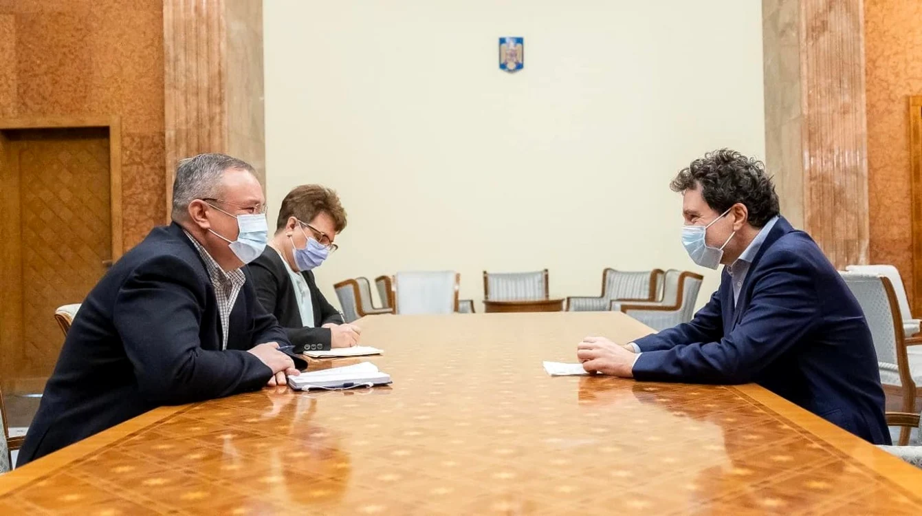 Nicolae Ciucă, Nicuşor Dan FOTO Facebook