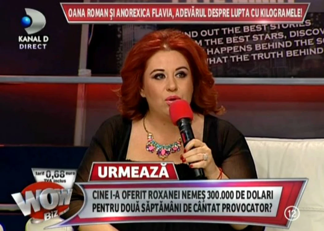 Oana Roman a vorbit în premieră despre problemele ei cu greutatea (captură: Kanal D)