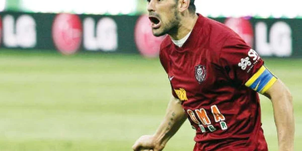 Căpitanul CFR Cluj, Ricardo Cadu, a marcat primul gol al partidei