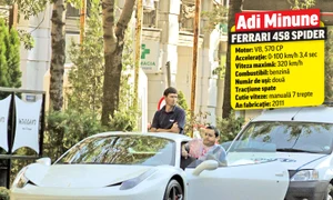 Adi Minune conduce un Ferrari în valoare de peste 200 000 € jpeg