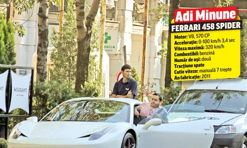 Adi Minune conduce un Ferrari în valoare de peste 200 000 € jpeg