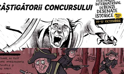 Cine sunt câștigătorii concursului din cadrul Festivalului Internațional de Benzi Desenate Istorice Brașov? jpeg