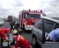 Accident pe Autostrada Vestului FOTO ISU Timiş