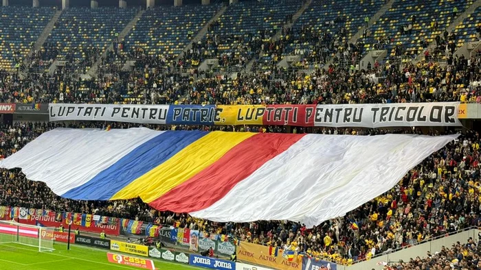 Tricolorii, așteptați de fani să facă un meci mare. Foto gsp.ro