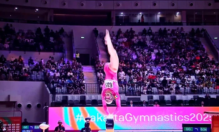 Sabrina Voinea, evoluții dezamăgitoare la Mondiale  Foto/captură eurovisionsport.com