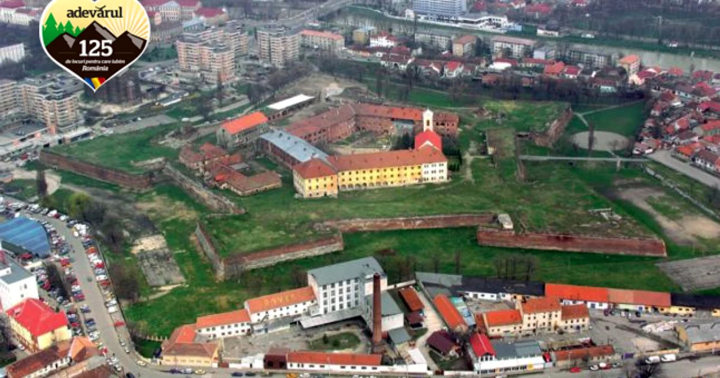Cetatea Oradea văzută de sus