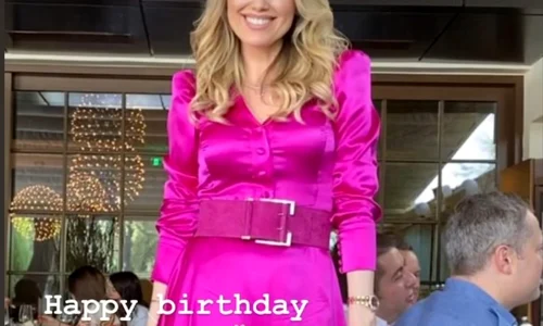Cristina Rus a purtat o rochie semnată M Marquise jpeg