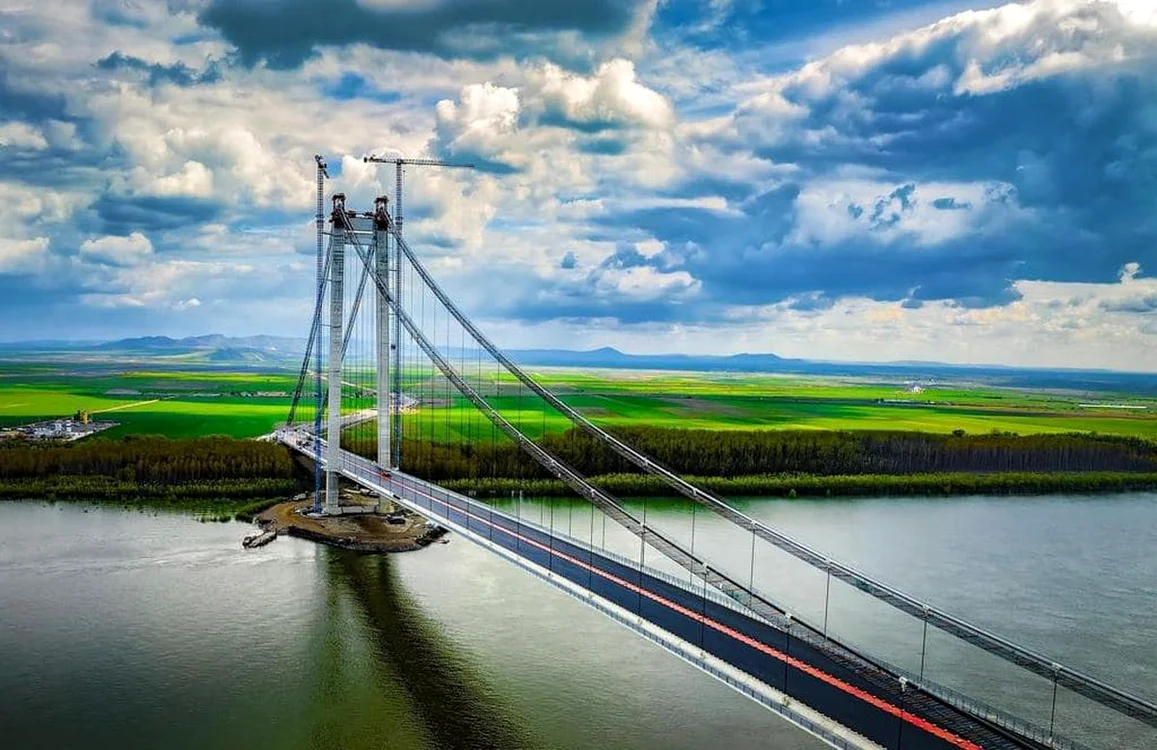 Podul este inaugurat cu doi ani întârziere / foto: Ministerul Transporturilor