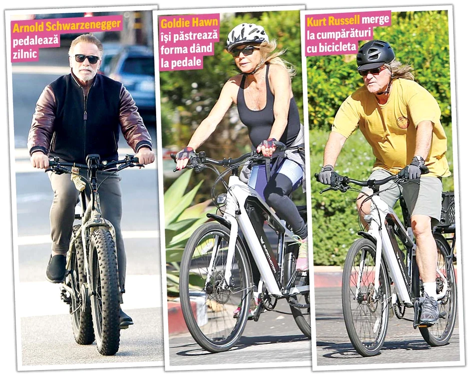 Harrison Ford, surprins la o cursă pe două roţi în Los AngelesFoto: Profimedia