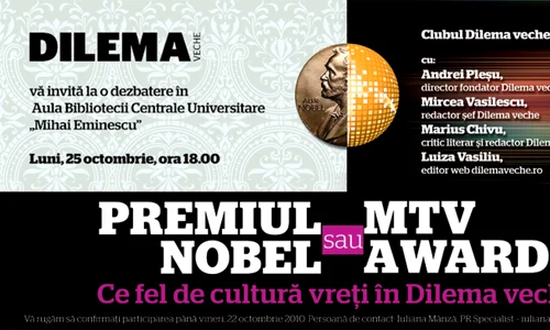 Ce fel de cultură vreţi în Dilema veche? jpeg