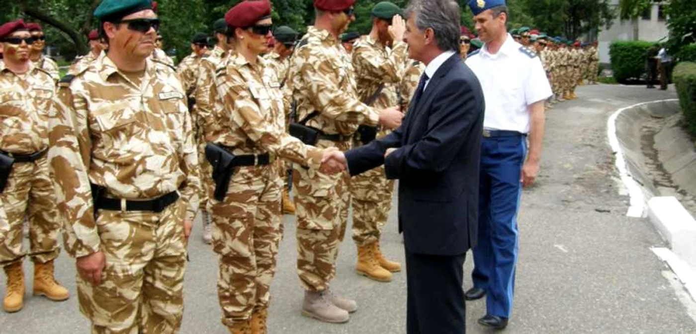 Cei 150 de militari fac parte din categoria trupelor de elită ale Armatei Române                     FOTO: MApN