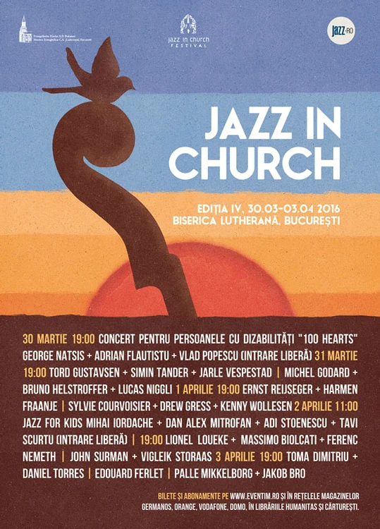 Festivalul Jazz in Church cade pe 1 aprilie şi nu vă păcăleşte jpeg