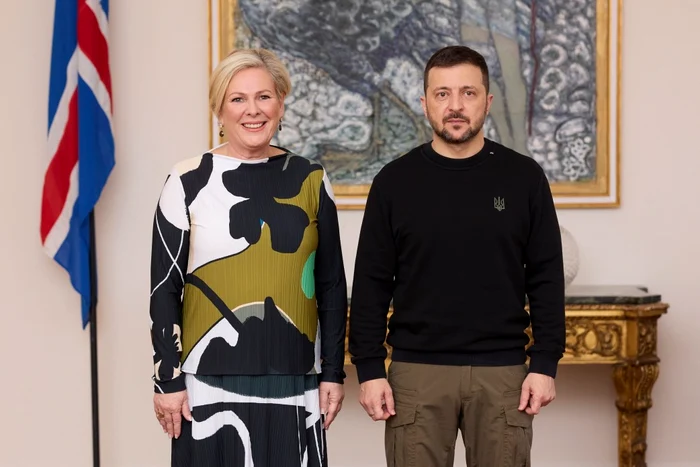 Volodimir Zelenski în vizită în Islanda FOTO EPA-EFE